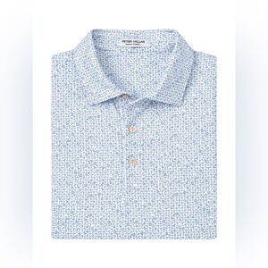 Peter Millar White Whiskey Sour Performance Jersey Polo MS24EK23S Golf